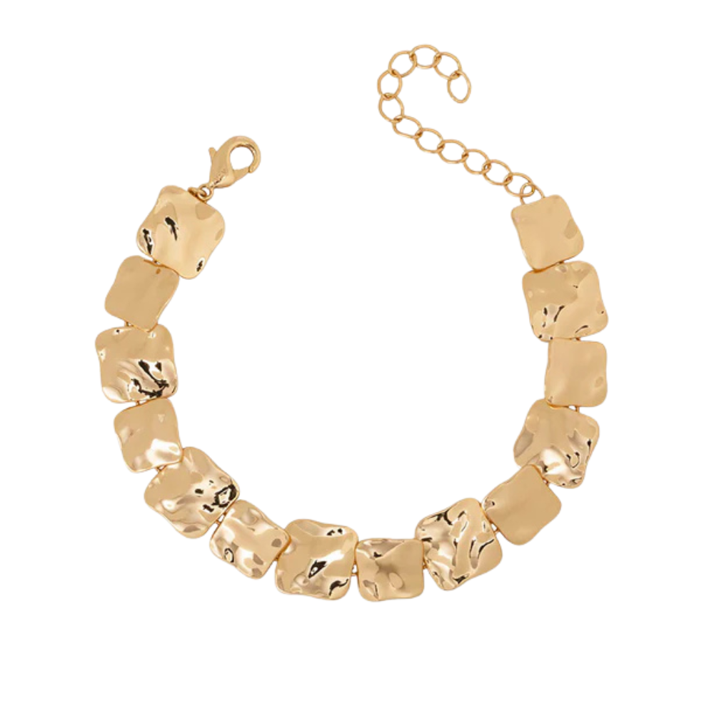 PULSEIRA VIDAL & VIDAL EM BRONZE COM BANHO DE OURO 18K