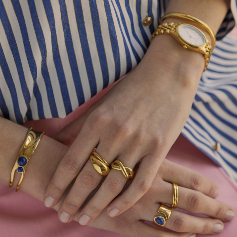 ESCRAVA ONE SENHORA ELEMENT BLUE GOLD