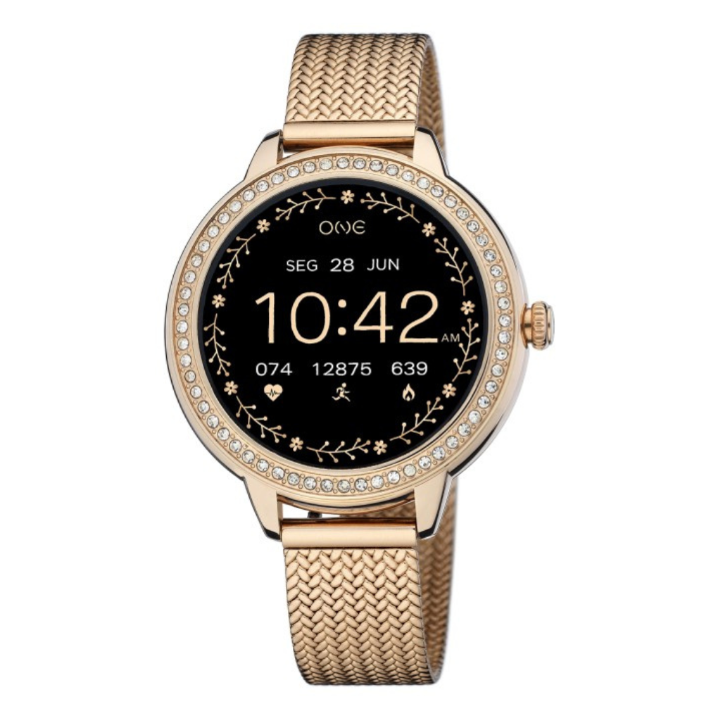 SMARTWATCH ONE MINI SPARK ROSE GOLD MESH