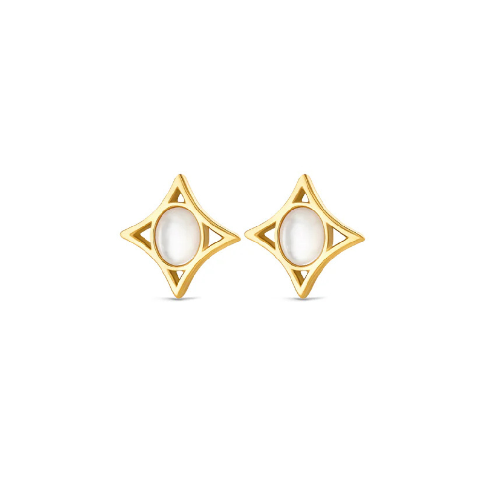 BRINCOS ONE SENHORA MARGOT FALLING LEAVES GOLD