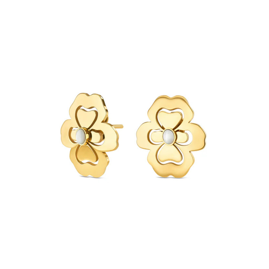 BRINCOS ONE SENHORA MARGOT BLOSSOM  GOLD