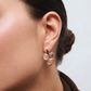 BRINCOS VIDAL & VIDAL EM BRONZE COM BANHO DE OURO 18K