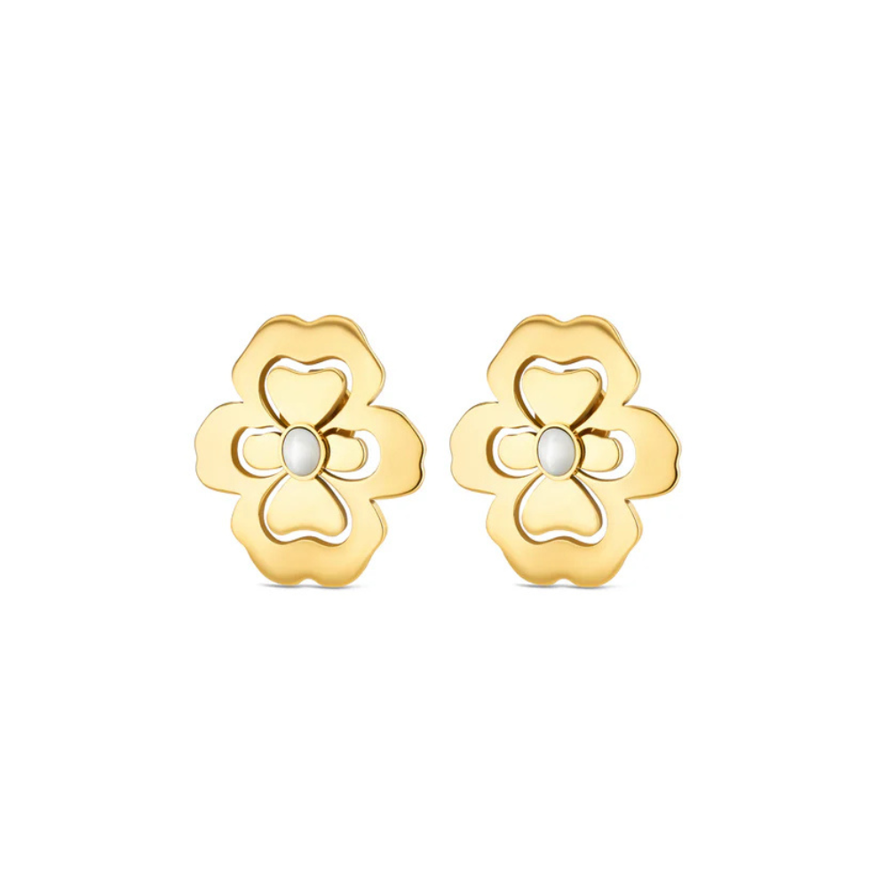BRINCOS ONE SENHORA MARGOT BLOSSOM  GOLD