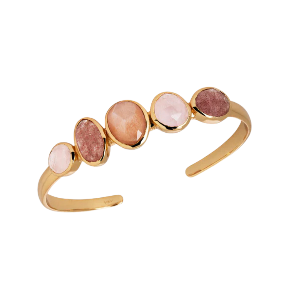PULSEIRA VIDAL & VIDAL EM BRONZE COM BANHO DE OURO 18K