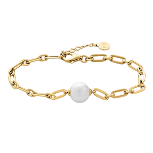 PULSEIRA MAJORICA F. SERRANO EM PRATA 925% COM PÉROLAS 10MM