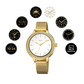 SMARTWATCH ONE MINI SPARK GOLD MESH
