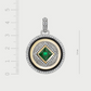 MEDALHA TASHI MARRAKECH VI PRATA 925% 15,8GR OURO 375% 0,9GR