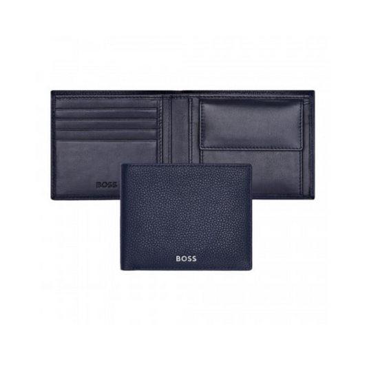 CARTEIRA HUGO BOSS CLASSIC GRAINED NAVY