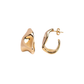 BRINCOS VIDAL & VIDAL EM BRONZE COM BANHO DE OURO 18K