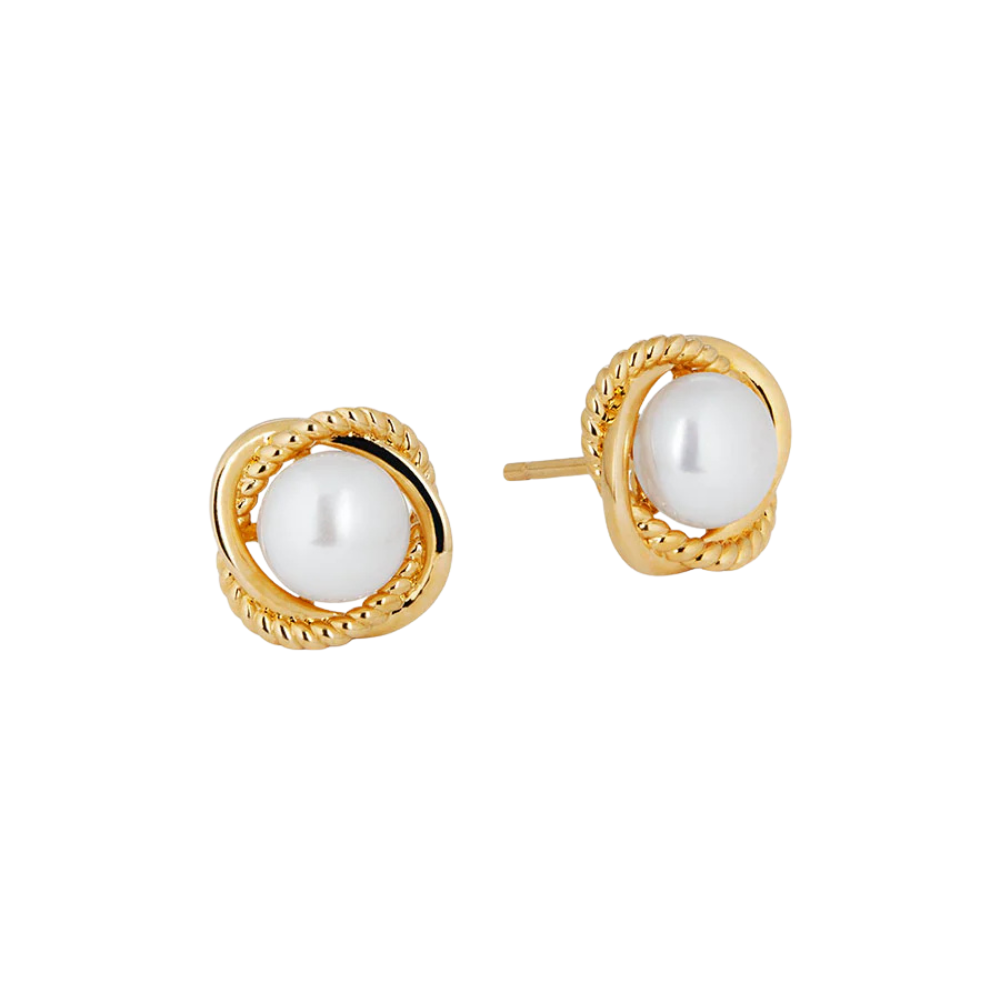 BRINCOS VIDAL & VIDAL EM BRONZE COM BANHO DE OURO 18K