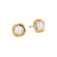 BRINCOS VIDAL & VIDAL EM BRONZE COM BANHO DE OURO 18K