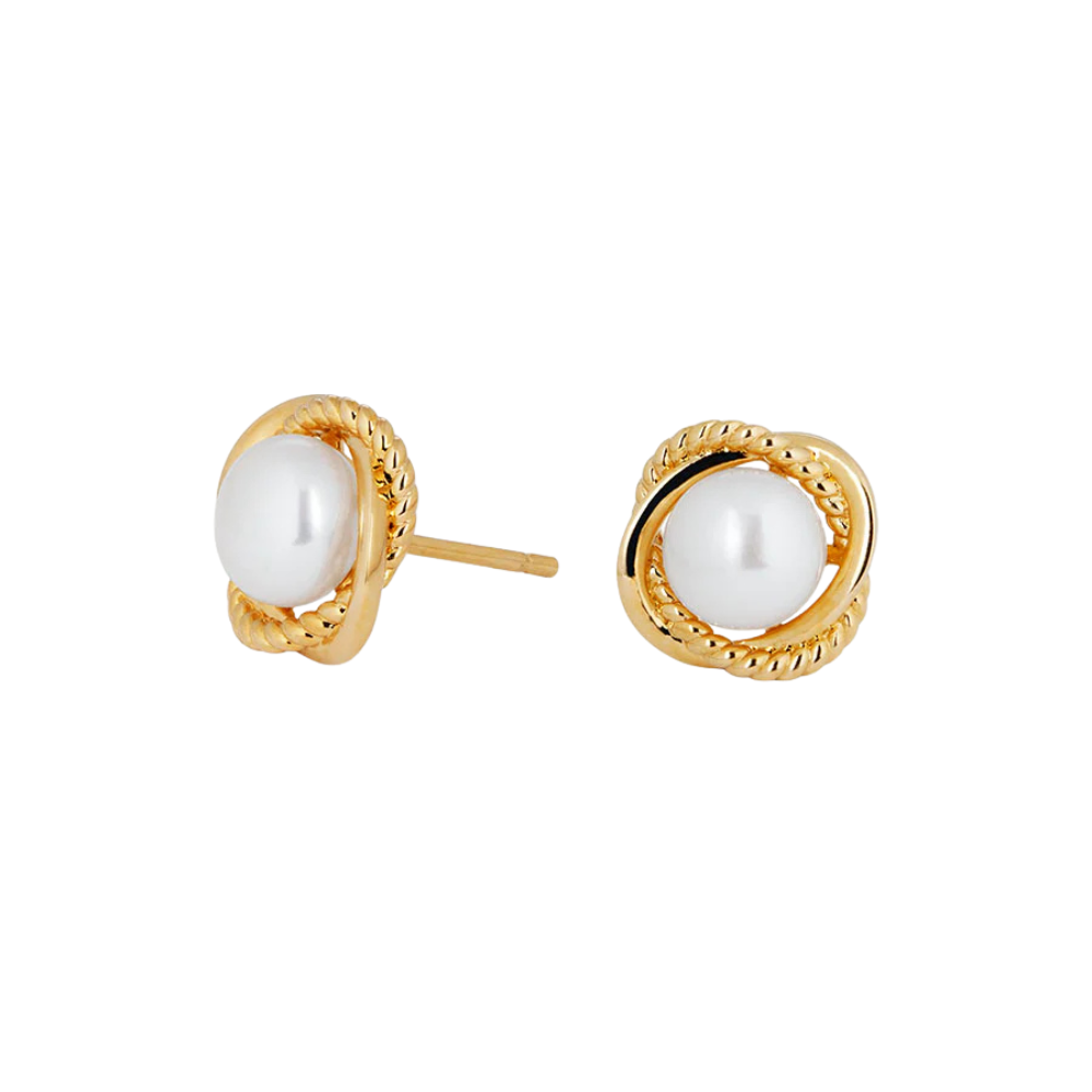 BRINCOS VIDAL & VIDAL EM BRONZE COM BANHO DE OURO 18K