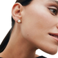 BRINCOS VIDAL & VIDAL EM BRONZE COM BANHO DE OURO 18K