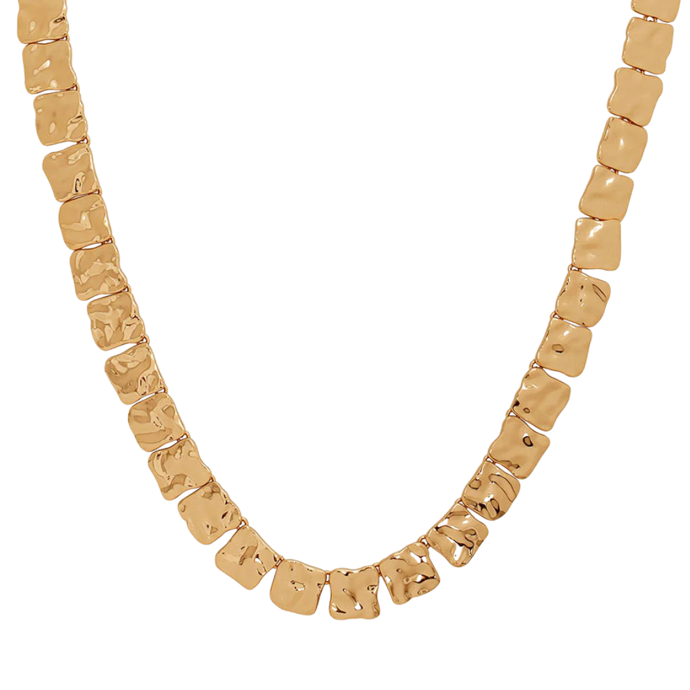 COLAR VIDAL & VIDAL EM BRONZE COM BANHO DE OURO 18K