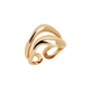 ANEL VIDAL & VIDAL EM BRONZE COM BANHO DE OURO 18K