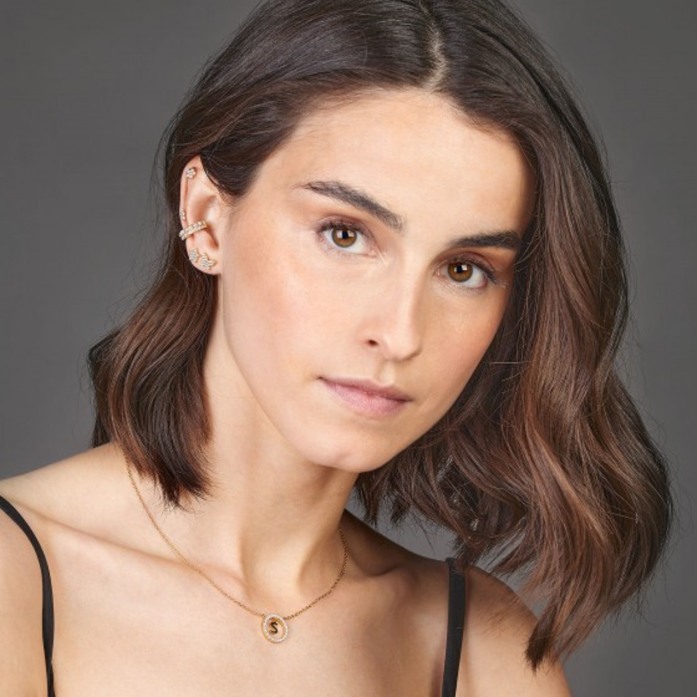 COLAR UNIKE EM PRATA 925% LETRA S