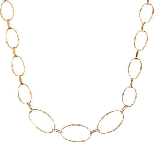 COLAR VIDAL & VIDAL EM BRONZE COM BANHO DE OURO 18K