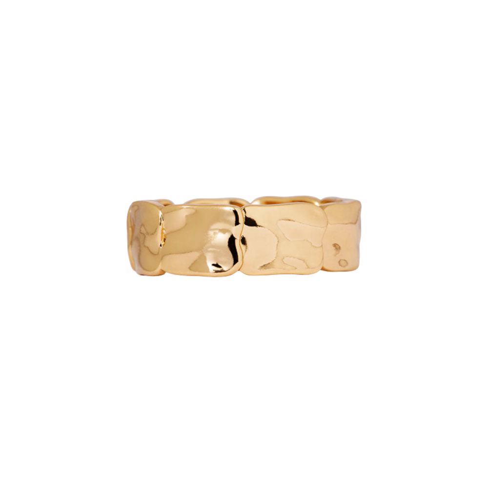 ANEL VIDAL & VIDAL EM BRONZE COM BANHO DE OURO 18K