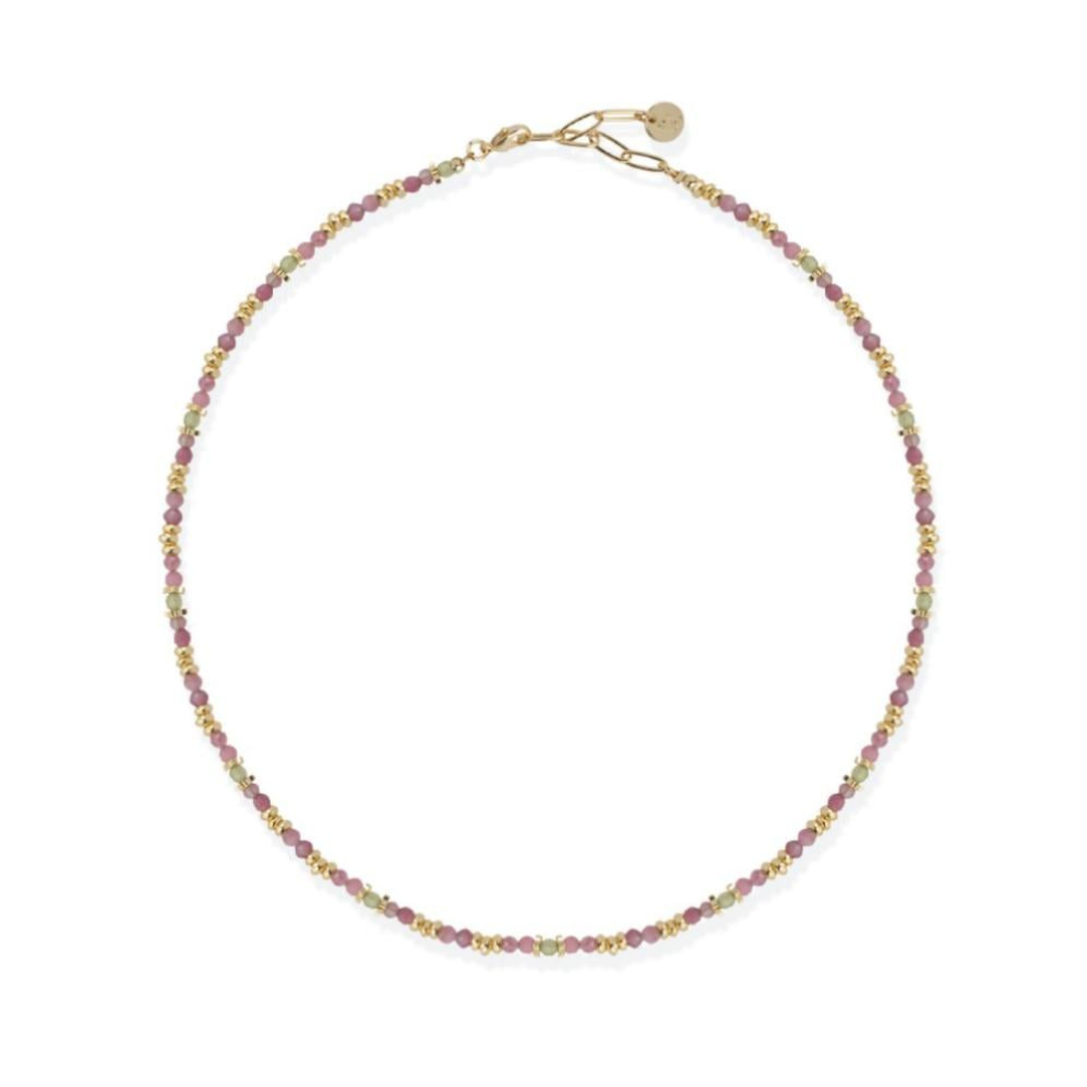 COLAR LIU JO EM AÇO COM PEDRAS DE COR LJ2892