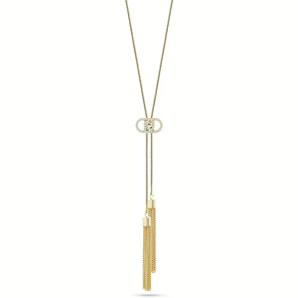 COLAR LIU JO EM AÇO COM CRISTAIS LJ2647