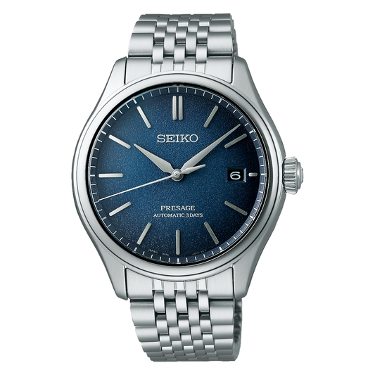 RELÓGIO SEIKO PRESSAGE CLASSIC 40.2MM ÍNDIGO 6R55