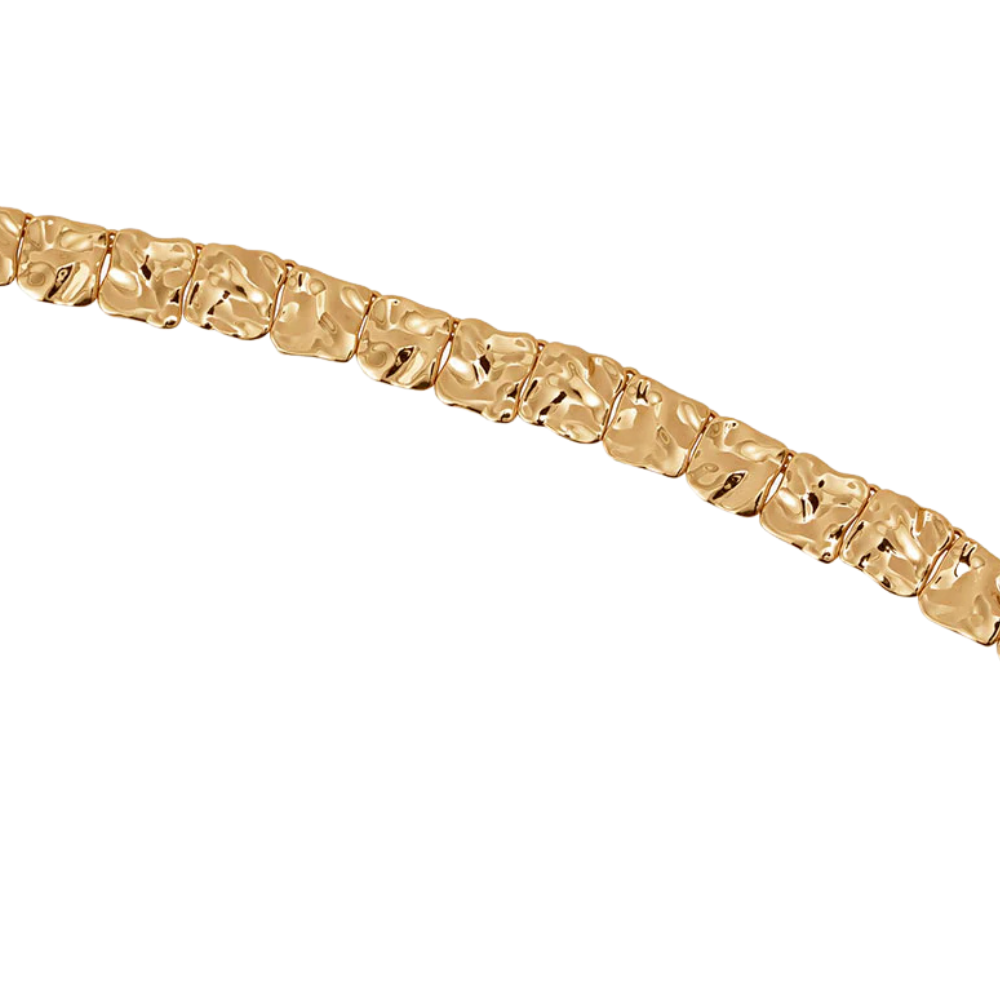 COLAR VIDAL & VIDAL EM BRONZE COM BANHO DE OURO 18K