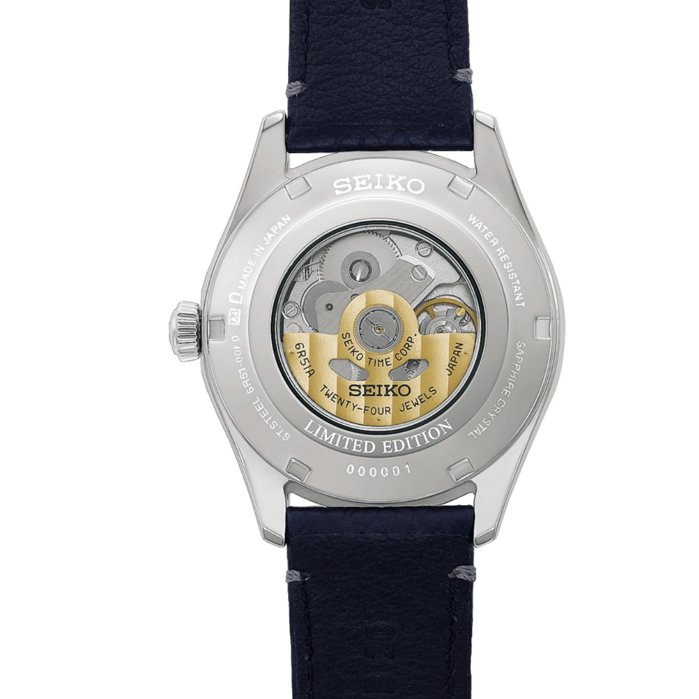 SEIKO PRESAGE CLASSIC MOST. PORCELANA AZUL EL 145º