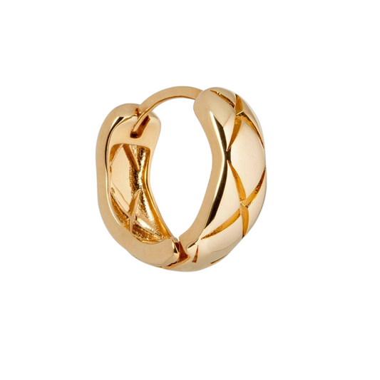 BRINCOS VIDAL & VIDAL EM BRONZE BANHADO A OURO DE 18KT