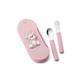 CONJUNTO TALHERES URSO ROSA