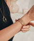 PULSEIRA VIDAL & VIDAL BANHADO A OURO 18K COM ZIRCÓNIAS