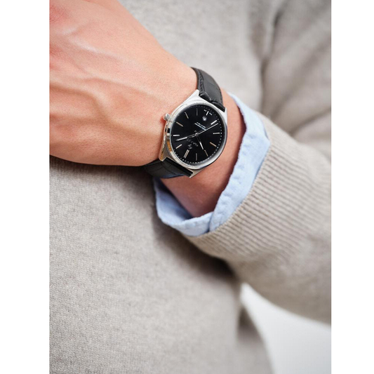 RELÓGIO GANT ABINGTON 41MM, PELE PRETA