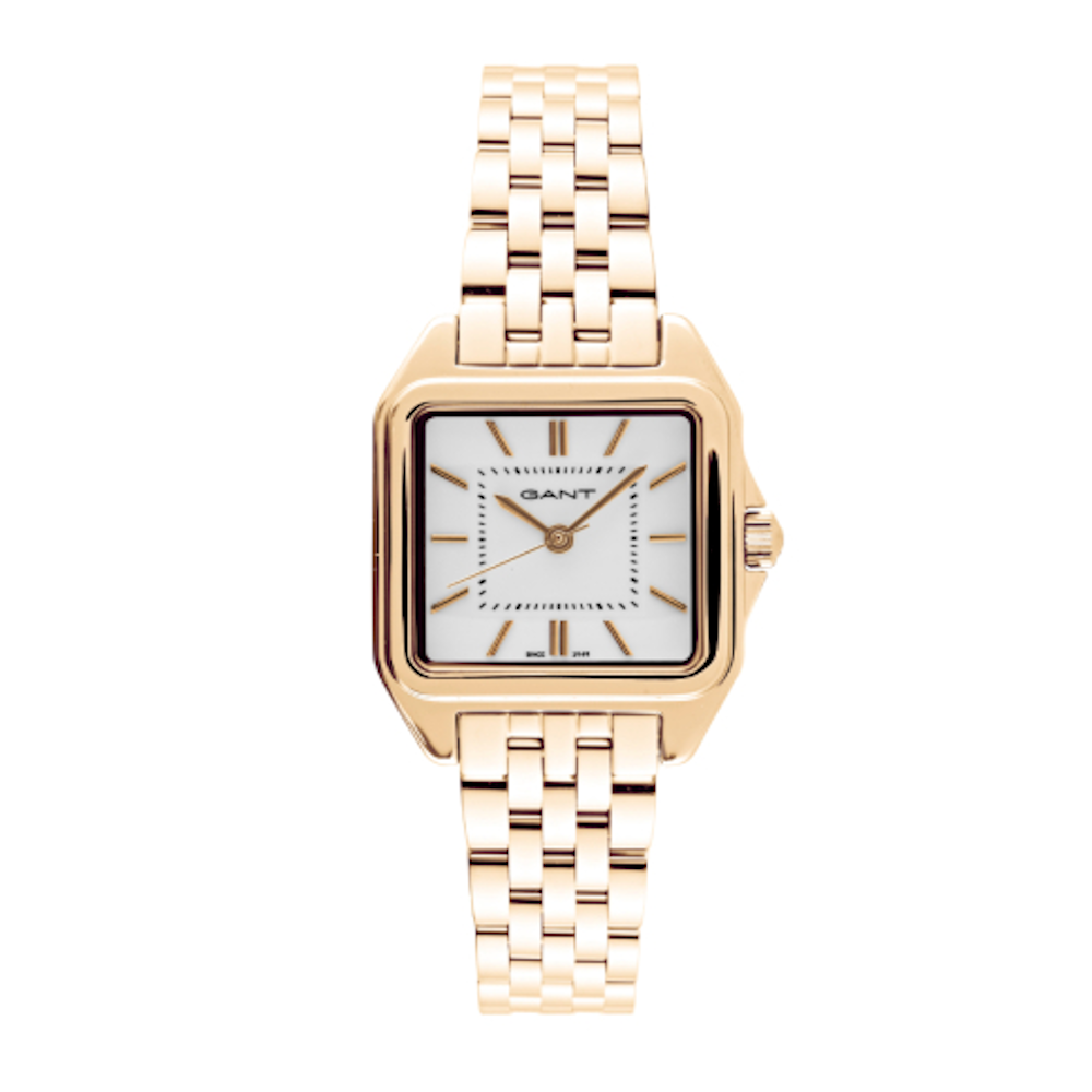 RELÓGIO GANT SENECA MID 26MM  BRNACO DOURADO