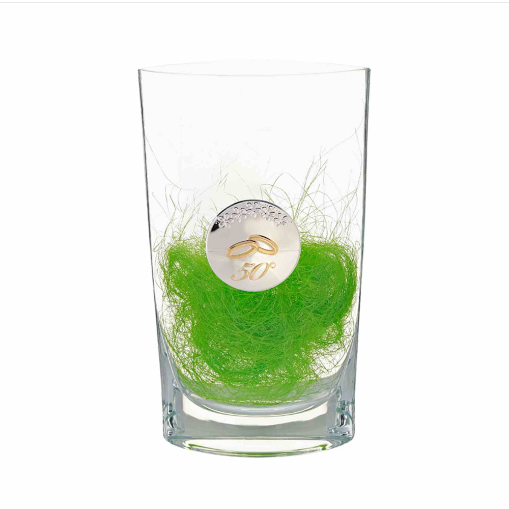 JARRA 50º ANIVERSÁRIO 27CMS DECOR. INTERIOR