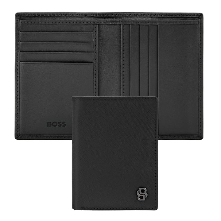 CARTEIRA HUGO BOSS CARD HOLDER DOUBLE SAFFIANO