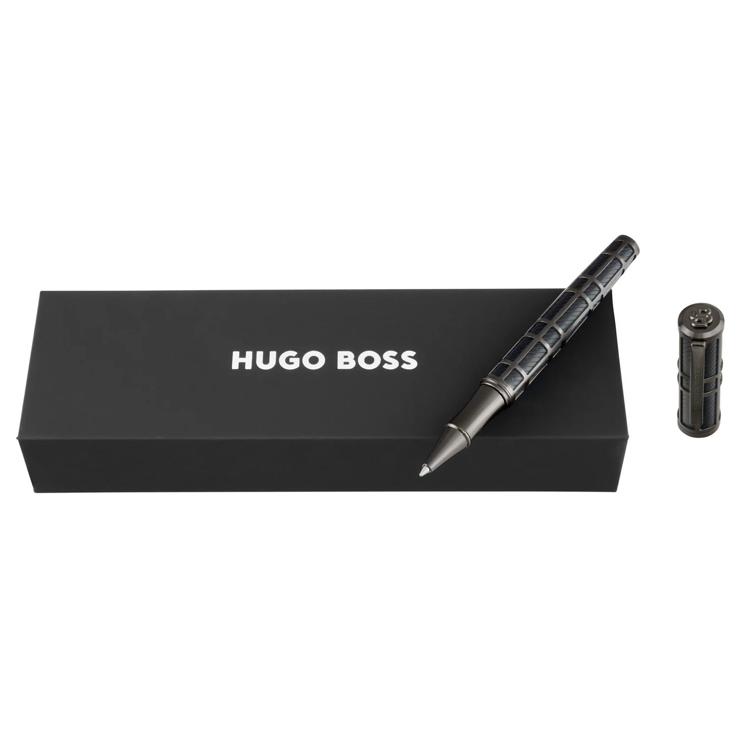 CANETA HUGO BOSS ROLLERBALL FRAME GRID