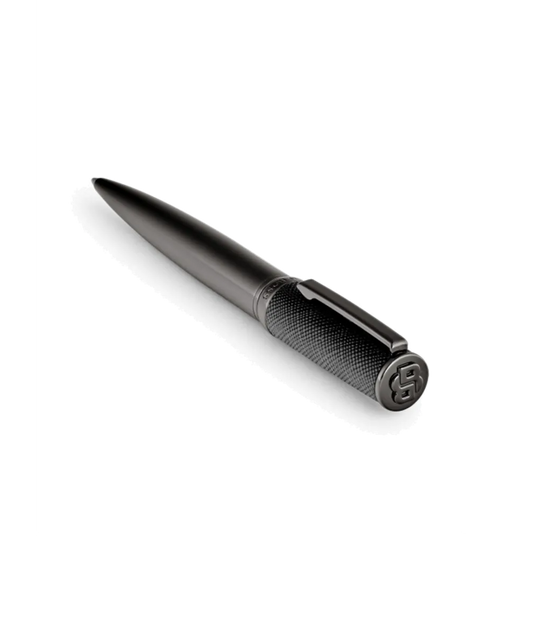 CANETA HUGO BOSS BALLPOINT DOUBLE SAFFIANO BLACK