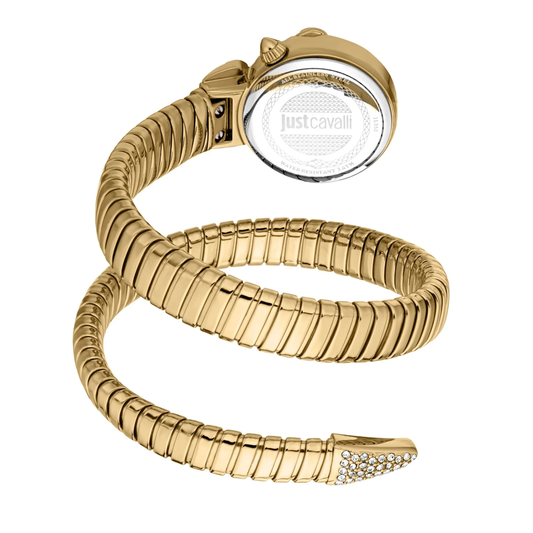 Relógio Just Cavalli Signature Red/Yellow gold toned steel Ø22 mm