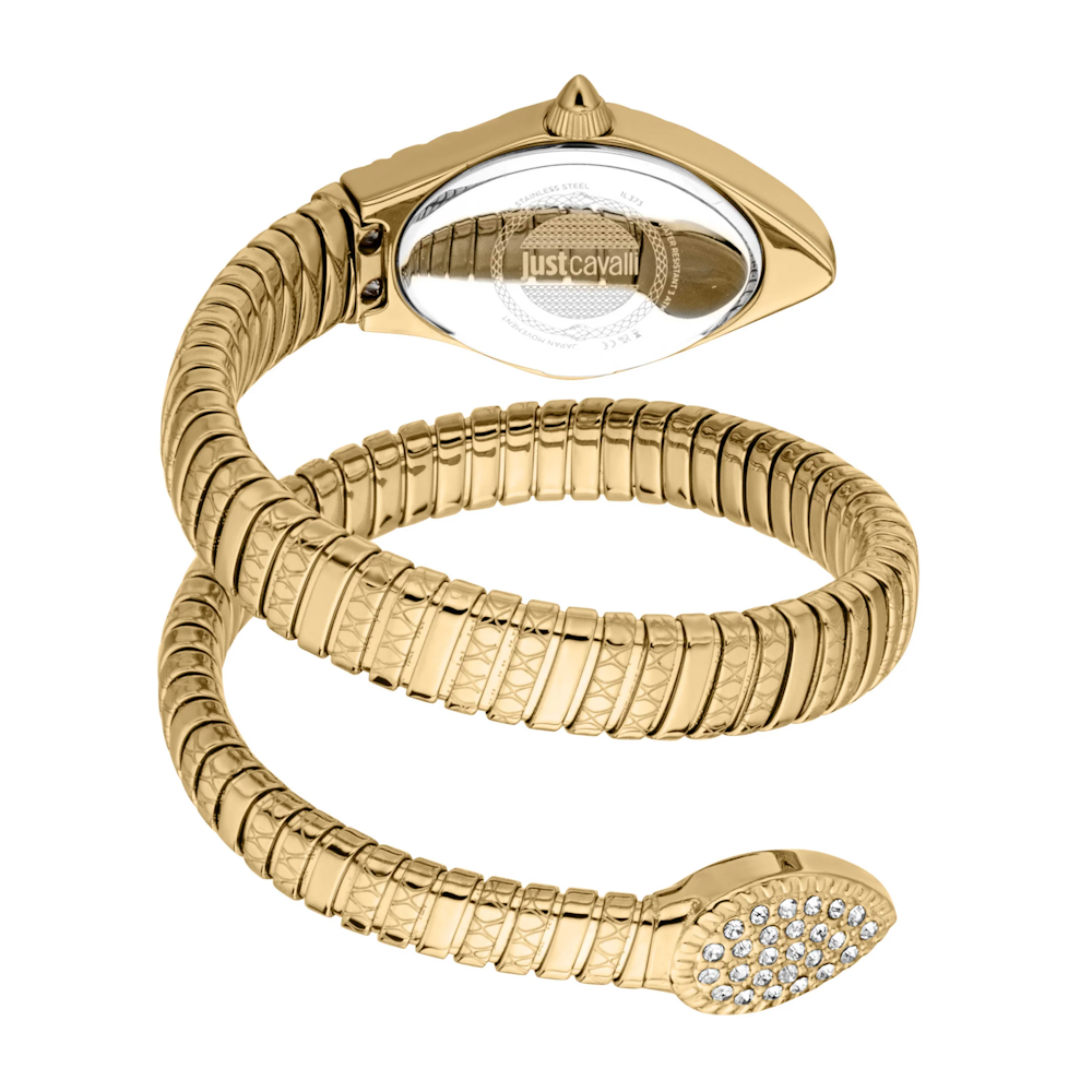 Relógio Just Cavalli Signature Green/Yellow gold toned steel