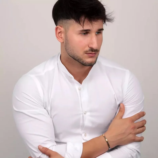PULSEIRA HOMEM MASERATI EM AÇO