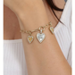 PULSEIRA GUESS AÇO DOURADO LOVE ME TENDER C/ ZIRCONIAS JUBB03235JWGRHS