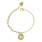 PULSEIRA GUESS ROLLING HEARTS EM AÇO DOURADO "JUBB03353JWYGS"