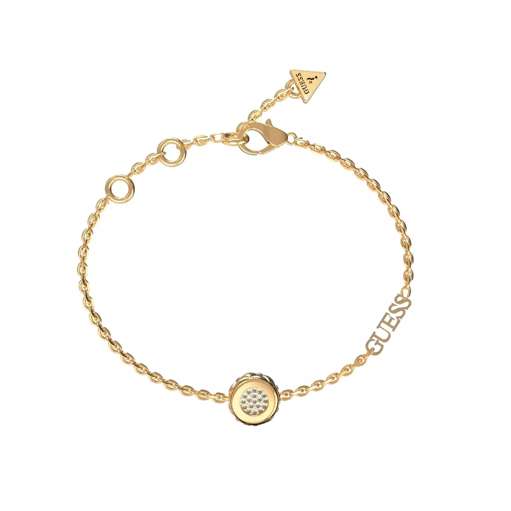PULSEIRA GUESS EM AÇO COM CRISTAIS