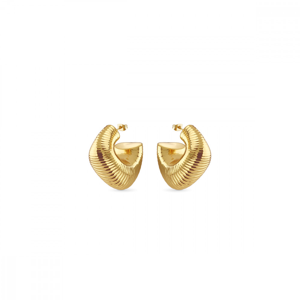 ARGOLAS GUESS EM AÇO DOURADO