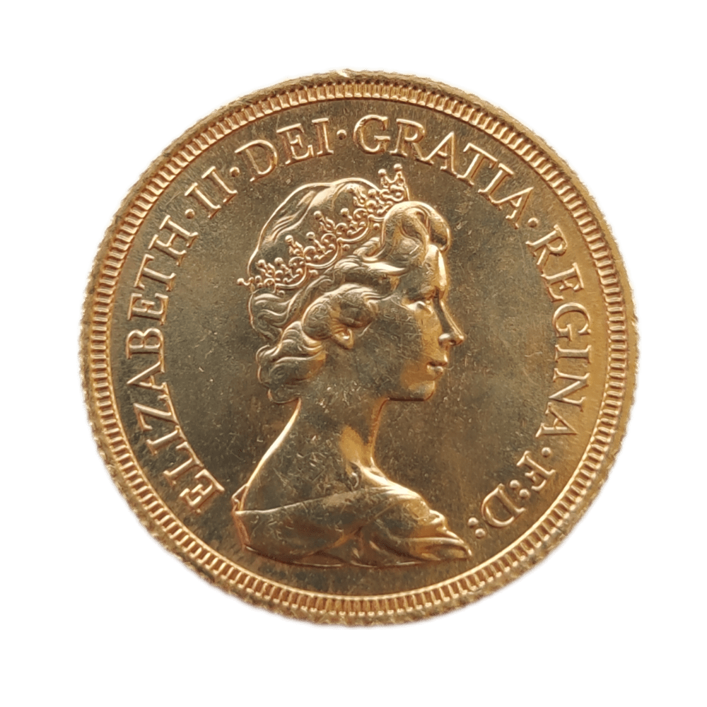 Moeda Libra de Ouro Libra Elizabeth II 1976