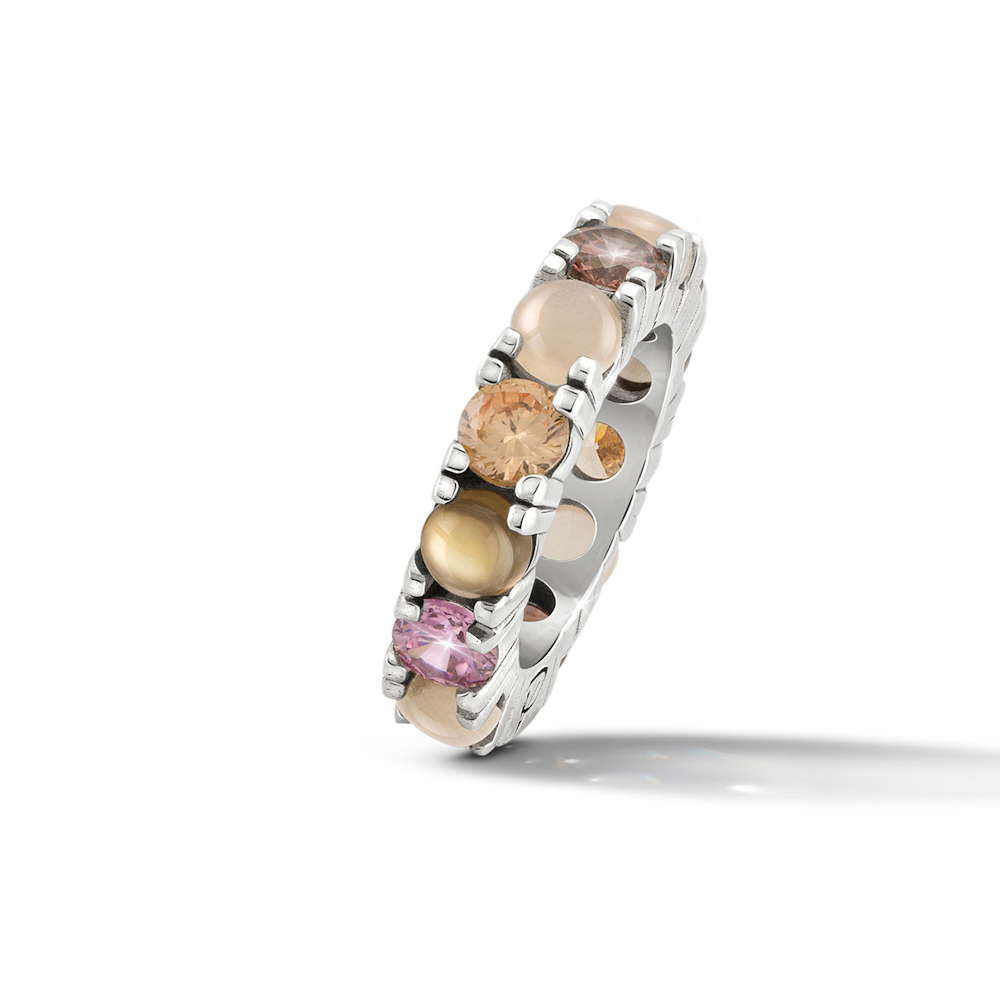 ANEL TASHI ANA D'CASTRO EM PRATA 925 E OURO 375 T16