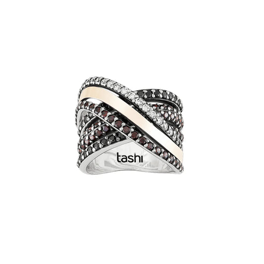 Anel Tashi "Black Sand II" (MT.AN.0108) Tamanho:16
