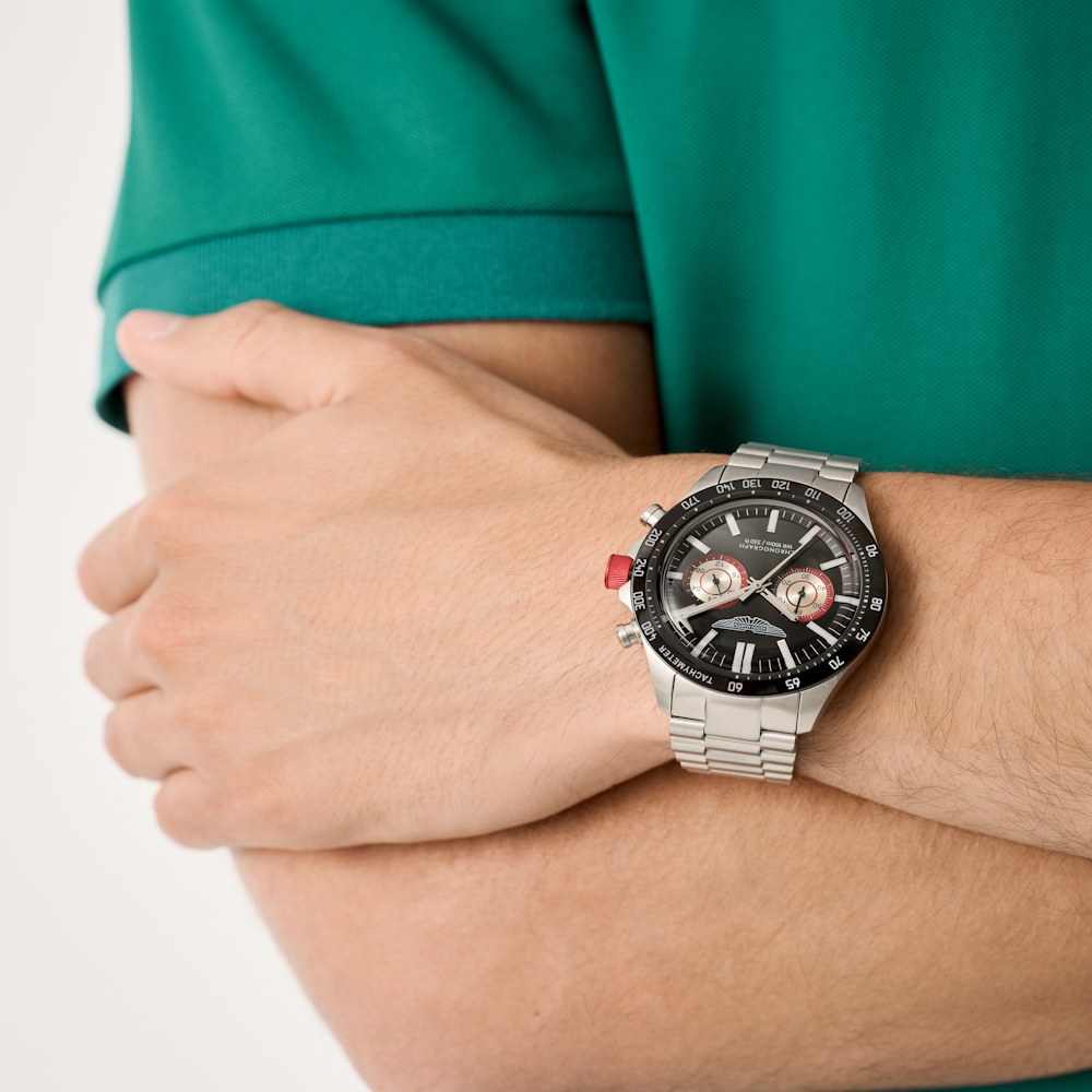 RELÓGIO ASTON MARTIN 44MM  ICON AML BLACK DIAL