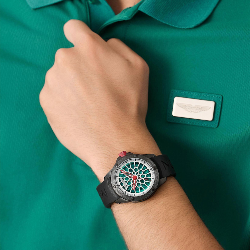 RELÓGIO ASTON MARTIN 41MM AUTOMATIC TITANIUM THRILL