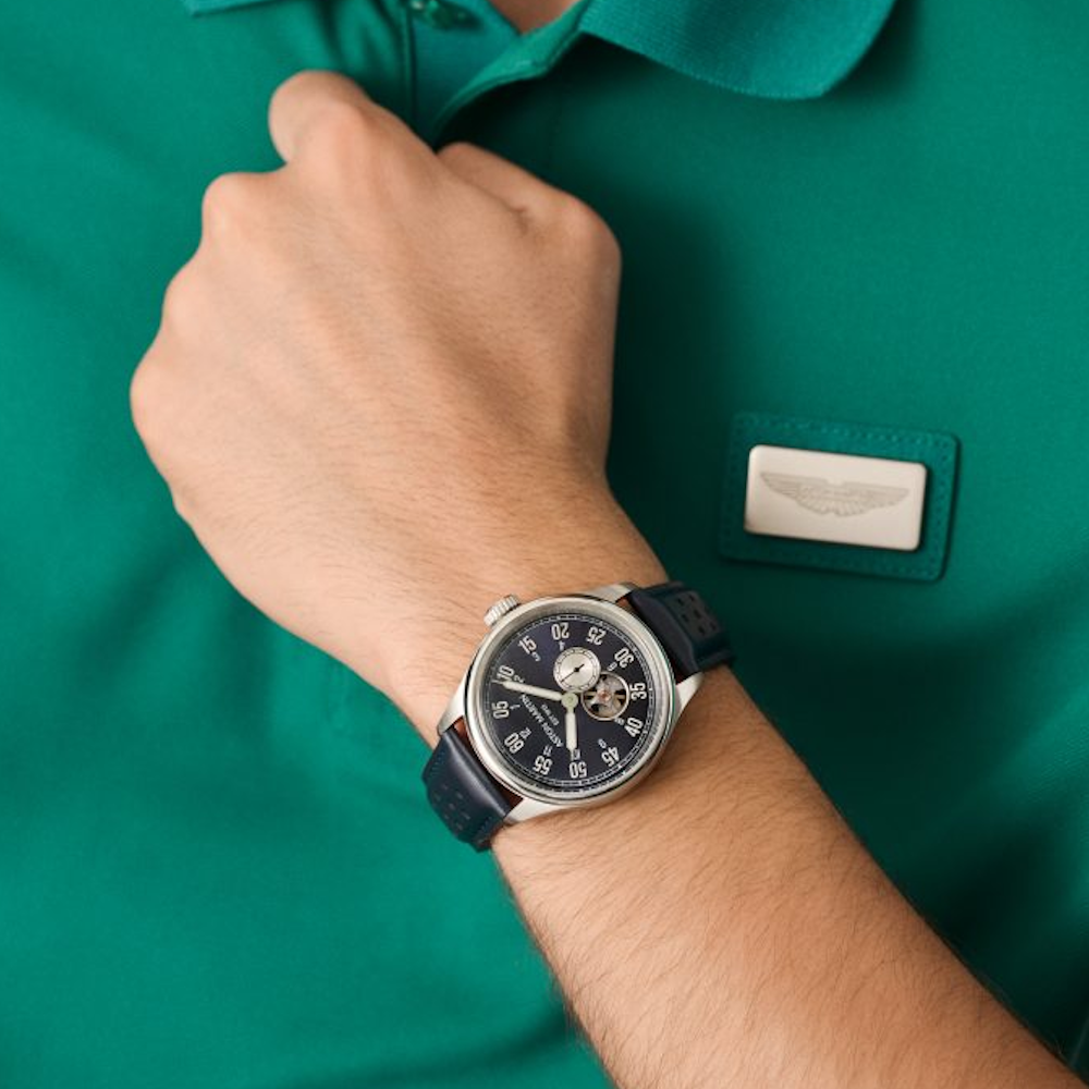 RELÓGIO ASTON MARTIN 41MM AUTOMATIC BLUE