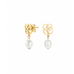 BRINCOS ONE SENHORA ICONIC PEARL GOLD